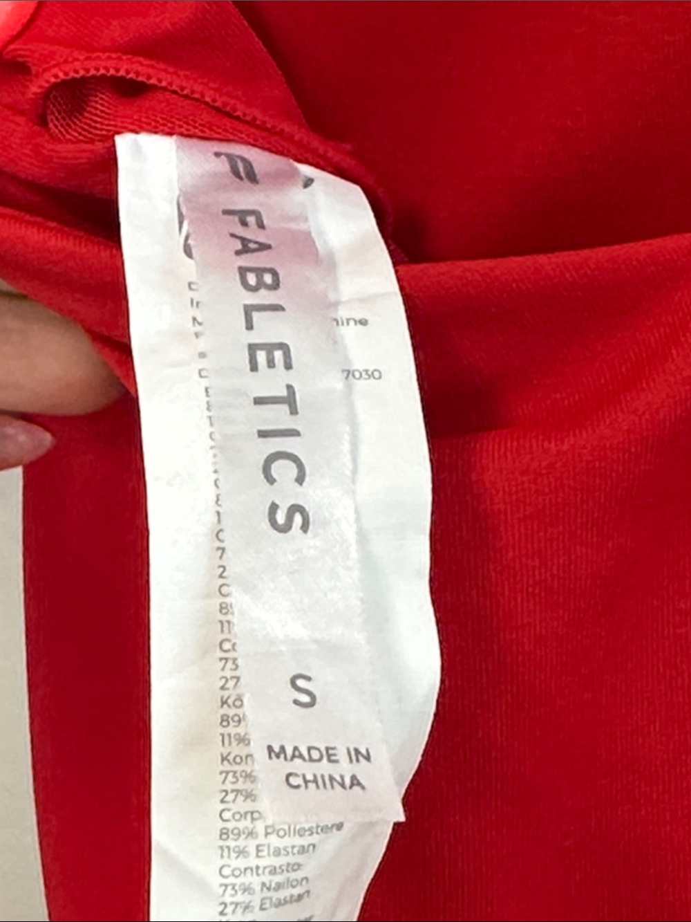 Fabletics Red Activewear Dress Size Small - Picture 2 of 7